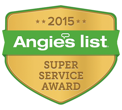 2015 Angie's List Super Service Award Irrigation Repair Specialist Raleigh NC